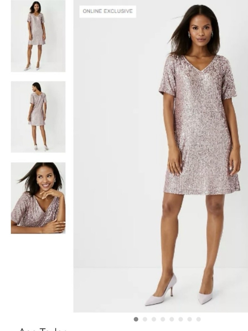 Ann Taylor - Sequin Shift Dress